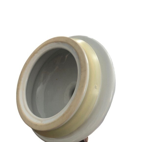 The Best Of Show English Setter Dog Treat Jar W\Lid Porcelain White 11X6 - Picture 8 of 8